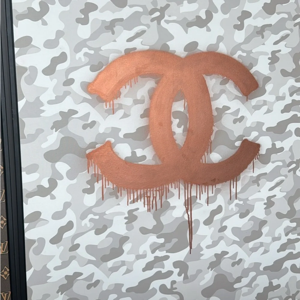 Abstract Camouflage Wall Art